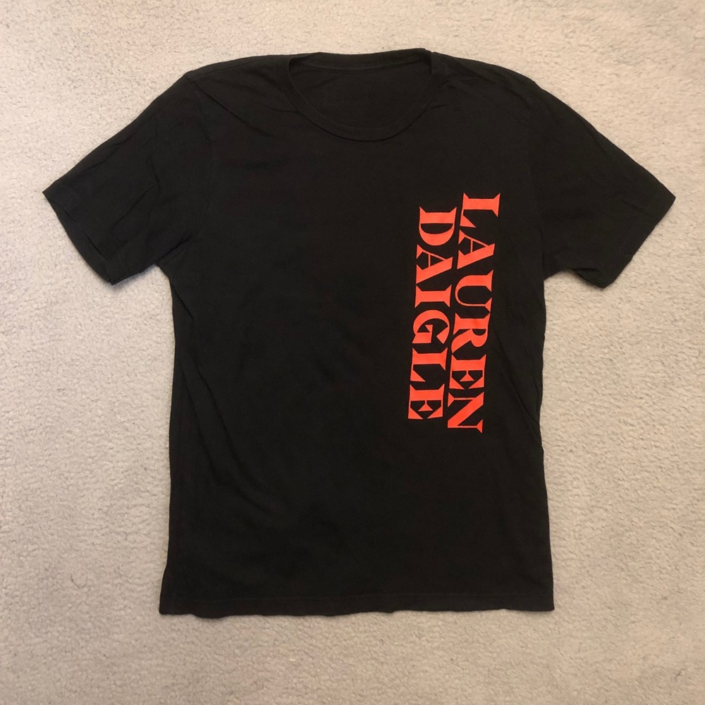 Lauren Daigle World Tour Graphic T-Shirt Black Concert Tee Medium